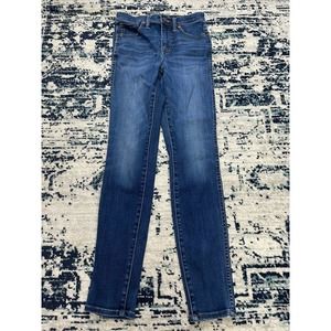 Madewell High Rise Skinny Jeans Strechy Jeggings Comfy Casual Blue Size 25